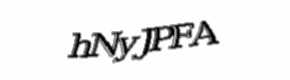 Security check image, please type the characters shown